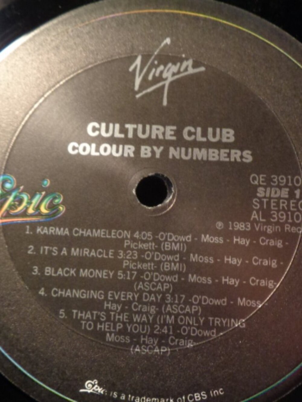 Culture Club, Colour By Numbers LP. record Album 1983 Original - Picture 2 of 3